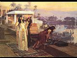 Frederick Arthur Bridgman Cleopatra on the Terraces of Philae painting